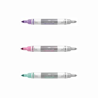 Imagem de Kit Marca Texto Apagável Lumini EX c/ 3 Unidades Cis, Coloridos
