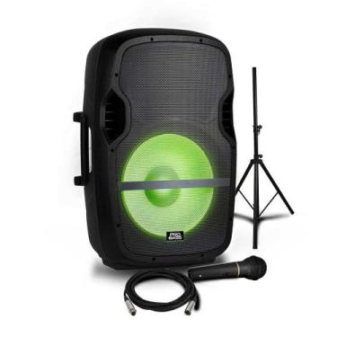 Imagem de Caixa Ativa 15 pol. com Iluminação - Pro Bass Elevate LP