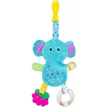 Imagem de Mobile para Carrinho e Bebe Conforto Pimpolho, Azul, Elefante