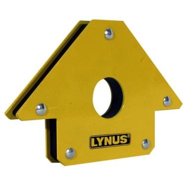 Imagem de Esquadro Magnético Para Soldador 35kg Lynus, Amarelo