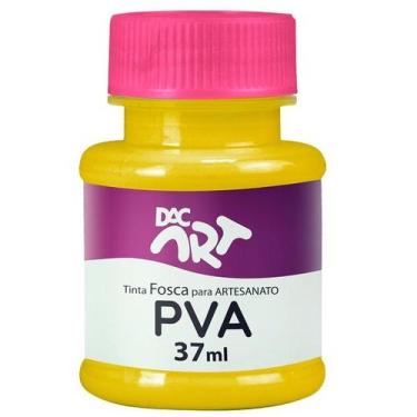 Imagem de Tinta PVA Fosca 37ML Amarelo Ouro DAC