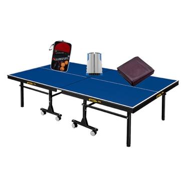Imagem de Mesa Ping Pong 1008 Klopf + Kit 4862 + Rede Retrátil + Capa Fechada
