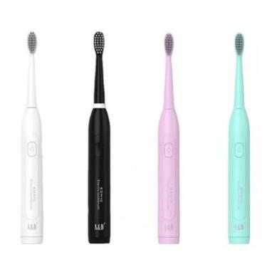 Imagem de Escova de Dentes Elétrica Recarregável + 4 Refil e Carregador - AG1416
