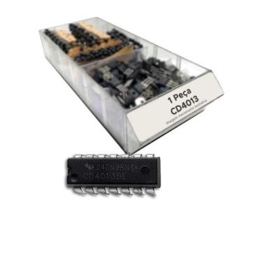 Imagem de 10x CI CD4013 CMOS Dual Flip-Flop Tipo D Logico DIP14 - CHIPSCE