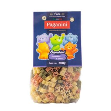 Imagem de Macarrão Bambini Ursinhos Tricolore Paganini 300g
