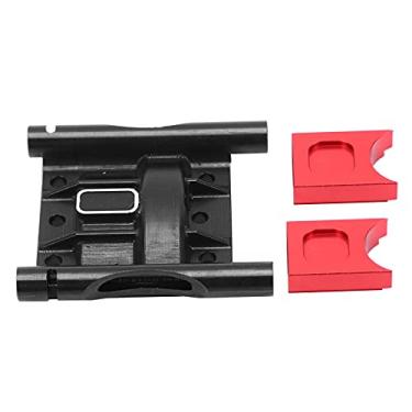 Imagem de Tampa do diferencial central de metal, carro de controle remoto resistente Tampa do diferencial central de metal estável e leve confiável para carro de controle remoto 1/8(Preto)