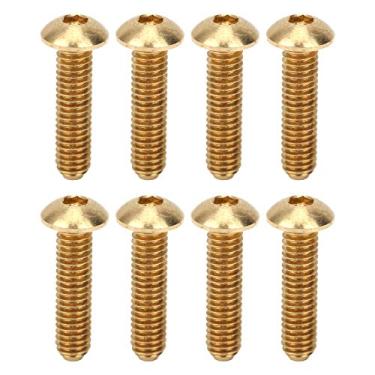 Imagem de Parafusos de cobre puro, parafusos de soquete sextavados textura clara de cobre com 50 peças para indústria automobilística(M4 * 16 mm)