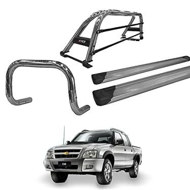 Imagem de Kit Quebra Mato +Santo Ant+Estr Plat Alu-S10 94/11 Cromo C/D