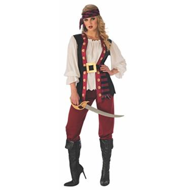 Imagem de Rubies Fantasia feminina de pirata Lusty, Conforme mostrado., Large