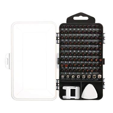 Imagem de ERYUE Broca de chave de fenda de precisão, Ferramenta de reparo eletrônico Chave de fenda de precisão 117 em 1 Conjunto de chave de fenda magnética para telefone Tablet PC