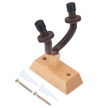 Imagem de Gancho de parede Bnineteenteam para guitarra, suporte de gancho de parede de madeira durável para guitarras graves Ukulele
