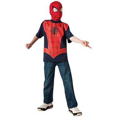 Imagem de Rubie's Marvel Ultimate Spider-man T-Shirt and Mask, Child Small - Child Small One Color