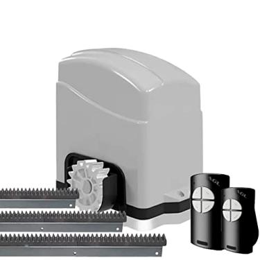 Imagem de Conjunto Motor Movimentador Trino SPEED TURBO PRO 1/4 FREQUENCY INVERTER BIVOLT 50-60HZ + Cremalheira AGL Motor Portão Eletrônico Gomo de Alumínio 3M