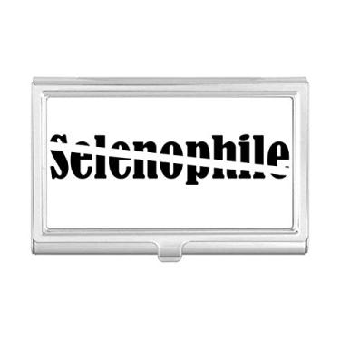 Imagem de Carteira elegante com porta-cartões de visita de selenófilo