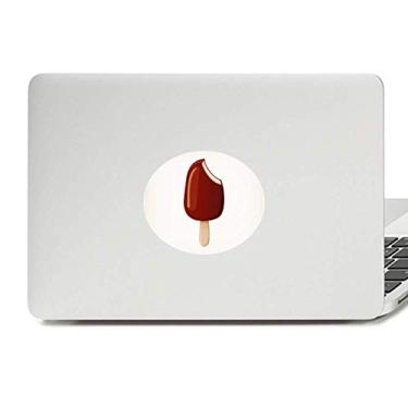 Imagem de Adesivo de vinil com emblema de picolé doce e sorvete de chocolate crocante para notebook