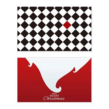 Imagem de Rhombus Line Art Grain Illustration Pattern Holiday Holiday Merry Christmas Cartões de parabéns Mensagem de Natal