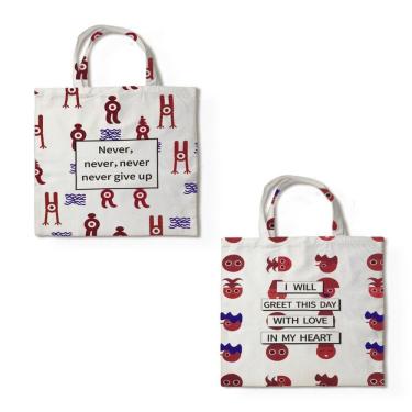 Imagem de Sacola Ecológica EcoBag 100% Algodão Cru 35 cm X 40cm