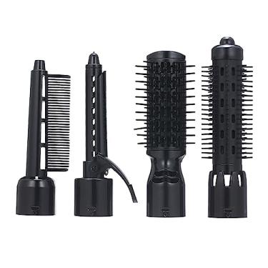 Imagem de teyur Secador de cabelo 4 em 1 Modelador e modelador de cabelo Volzer, alisador, secador, escova, secador, pente rotativo