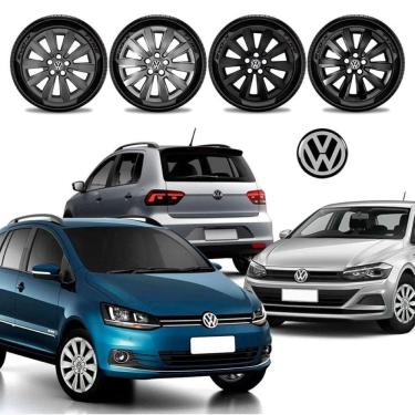 Imagem de Jogo calota Vw Fox Polo SpaceFox cinco furos 2014 Aro 14