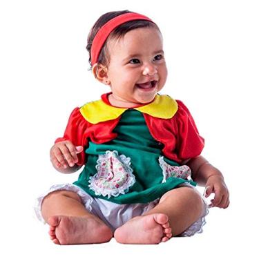 Imagem de Fantasia Chiquinha Bebe Com Faixa - Turma do Chaves M 3-6 Meses