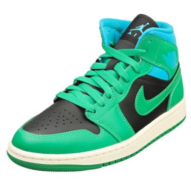 Imagem de Nike Tênis feminino Air Jordan 1 Mid, Verde Aquatone Fortunato preto, 35 BR