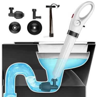 Imagem de Desentupidor de Vaso Sanitário Desentupidor de Ralos Com Pressão de Ar Pneumático Potente