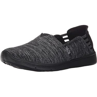 Imagem de Sapatilha feminina BOBS da Skechers Pureflex 2, Preto mesclado, 7.5