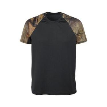 Imagem de Camiseta Dry-UV Vista Rock Raglan Camuflado-Masculino