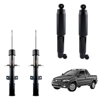 Imagem de Embrasil, Par Amortecedor Dianteiro/Traseiro Strada Advent 2010 a 2019