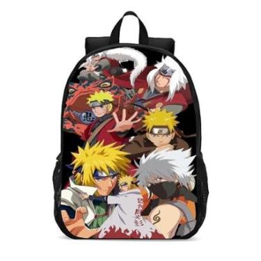 Imagem de MOCHILA ESCOLA INFANTIL JUVENIL ANIME NARUTO EM GUERRA-Unissex