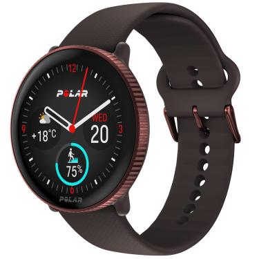 Imagem de Polar Ignite 3 Marrom - Relógio de Condicionamento e bem-estar com GPS, Análise do Sono, Tela AMOLED, Monitor de Atividade 24 horas, FC, Exercícios Personalizados e Orientação por voz em tempo real