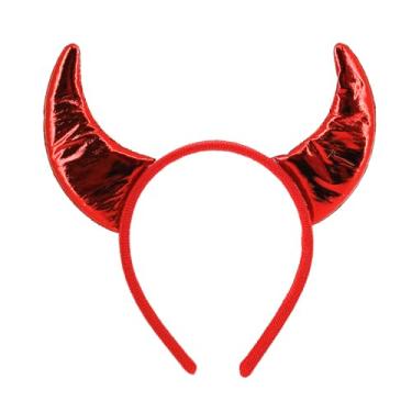 Imagem de Tiara de Diabinha Chifre Fantasia Halloween