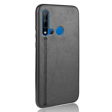 Imagem de Capa para celular Huawei Honor Nova 5i Capa de celular Rugged Shield 360° Proteja seu telefone capa de couro liso para Huawei Honor Nova 5i