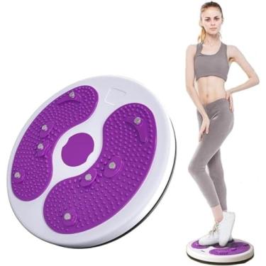 Imagem de Placa de torção para exercícios esportivos, placa torácica AB para cintura embutida, 8 ímãs para estimular acupunos para afinar a cintura, braços e coxas do abdômen