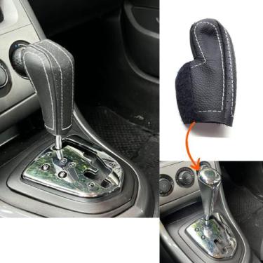 Imagem de Capa Em Couro Manopla Câmbio Automático Peugeot 206 Feline 2008 - Tunn