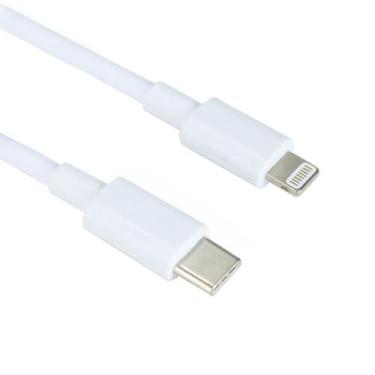 Imagem de Cabo usb tipo c x lightning 1,5 metro branco - Comp