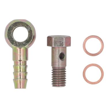 Imagem de M10 X 1,5 Mm a 3/8 pol. Parafuso Banjo Turbo Água Aço Inoxidável Boa Vedação Turbocompressor Tubo de Linha de Água Kit Conector Banjo Adequado para de Freio Motor de Fornecimento