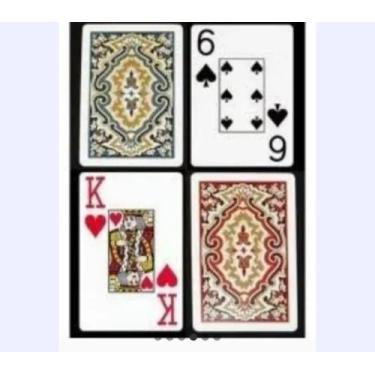 Imagem de Baralho especial profissional K 100% Plástico. - Kem