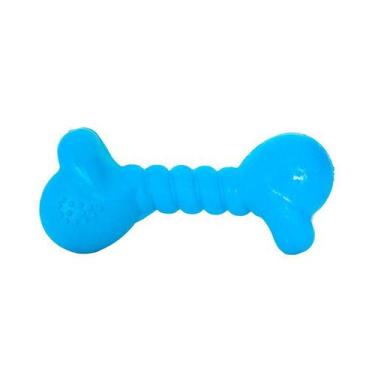 Imagem de Brinquedo Furacão Pet Osso Azul Maxbone para Cães - Tamanho P