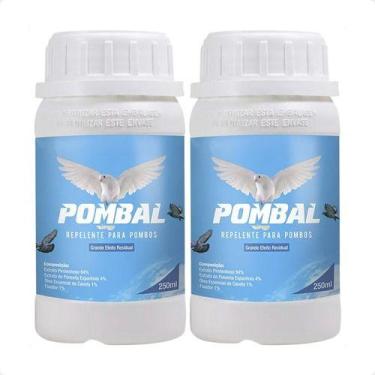 Imagem de 2 Pombal Repelente Para Pombos, Morcegos E Pardal - 250 Ml - Quimiagri