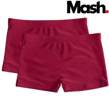 Imagem de Kit 2 Sunga Boxer Mash Adulto Moda Praia Tamanhos Grandes, GG, Vermelh