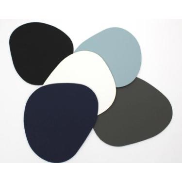 Imagem de Kit Com 5 Descanso/porta Copos material sintético Decorativo - Bolacha