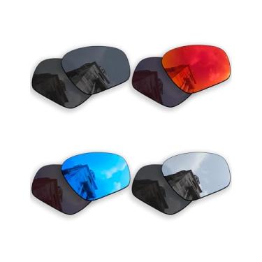 Imagem de Betterun 4 pares de lentes polarizadas de substituição para óculos de sol Oakley Field Jacket OO9402, antiarranhões e resistentes a impactos