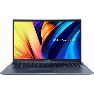 Imagem de ASUS Laptop VivoBook 15 slim, tela FHD de 15,6", CPU Intel Core i5-1240P, Intel Iris Xe Graphics, 8GB RAM, SSD de 512GB, Sensor de impressão digital, Windows 11 Home, Azul silencioso, F1502ZA-DS52