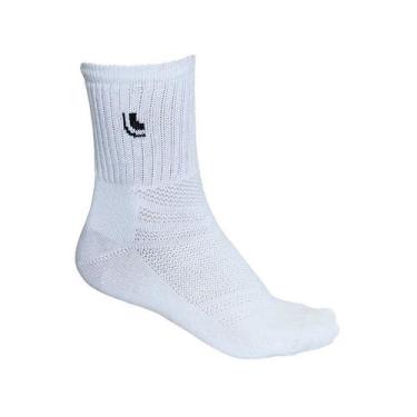 Imagem de Meia Lupo Sport Masculina Walk Cano Médio 03290-117, 37-40, Branco