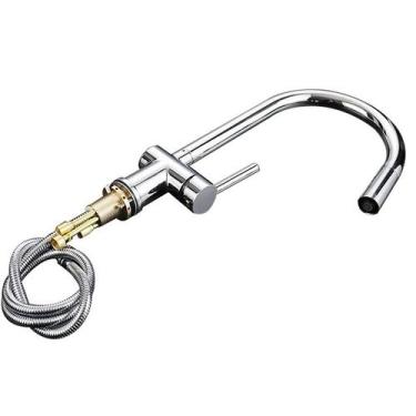 Imagem de Torneira Gourmet Bancada Cozinha Ducha Retratil 2 Modos de Jato Monoco