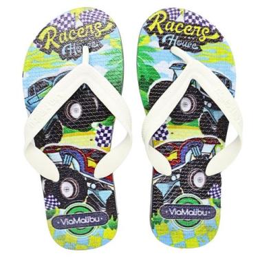 Imagem de Chinelo Infantil Menino Casual Carros Moderno Leve Macio Antiderrapant