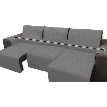 Imagem de Capa Protetor Para Sofa Retratil e Reclinavel 3,50M 3 Modulos (MEDIDA 