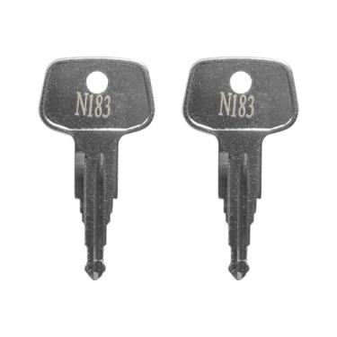 Imagem de seork Chave de substituição de rack de carro N183 (2 peças) serve para suportes de teto compatíveis com Thule, caixa de carga, transportadores, barras transversais