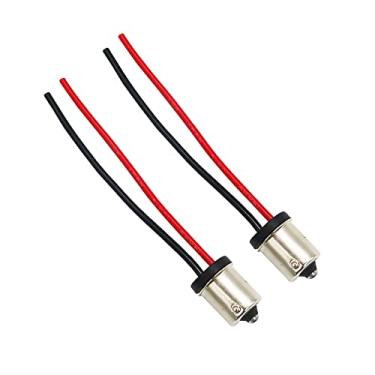Imagem de NSKANQI 2 peças 1156 BAU15S PY21W conector de soquete adaptador macho para luz LED de carro DIY chicote de fios (1156 BAU15S PY21W)